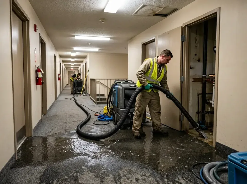multi-unit-apartment-hallway-f-005 — frequently asked questions, Emergency Burst Pipe Water Extraction & Removal in Knightda…